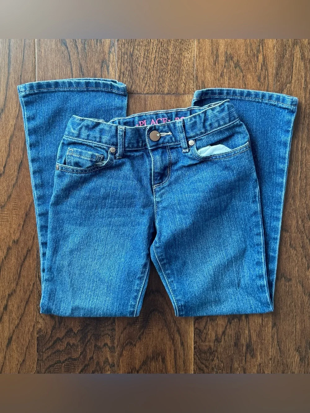 Children’s Place Girls' Blue Bootcut Denim Jeans Size 6x